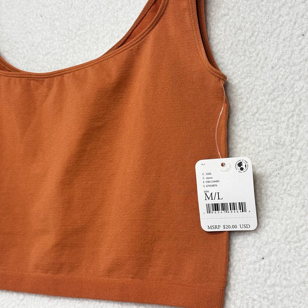Free People Intimately Rust Seamless Bralette M/L NWT - Picture 5 of 7